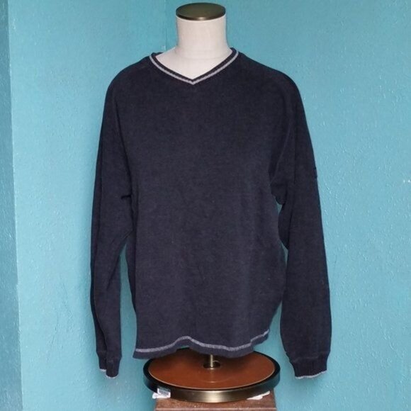 VINTAGE Knit Sweater PLG Co Plugg 357 Black Men's Medium MAN'S - Picture 3 of 6
